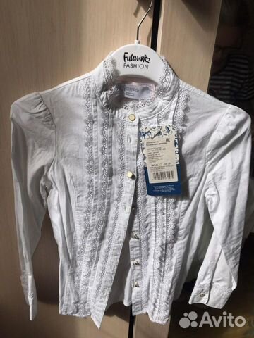 Школьная форма,Блузка белая для девочки