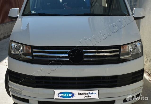 Накладки на решётку радиатора VW T6