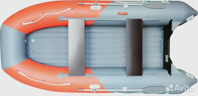 Лодка пвх Нднд Gladiator E380S оранжево серый
