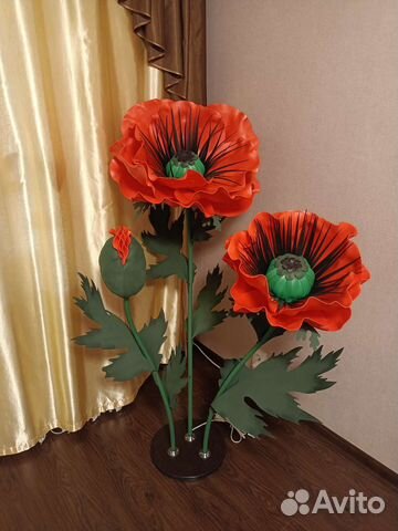 Ростовые цветы светильники