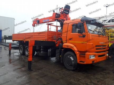 КАМАЗ 65115-3094-48 с КМУ, 2024