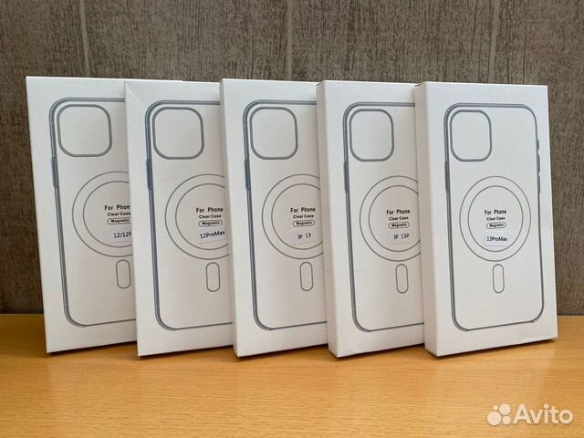Чехлы для iPhone Magsafe Прозрачные магнитные