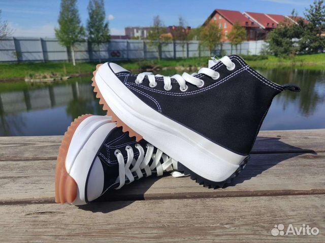 Кеды Converse на высокой подошве