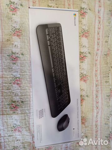 Комплект клавиатура и мышь беспроводные Microsoft