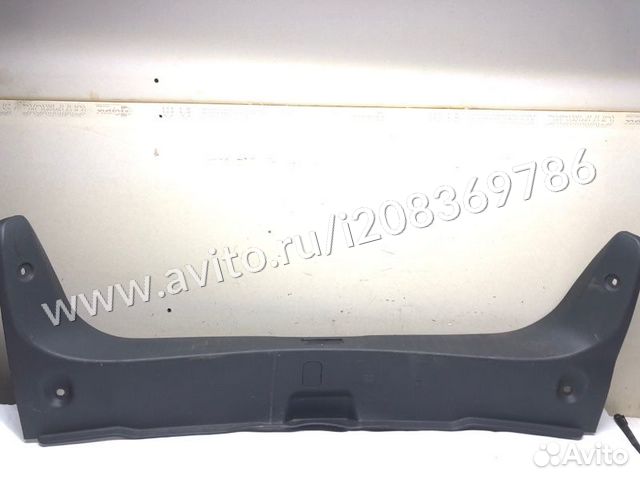 Накладка задней панели багажника задняя Nissan купить в Серпухове ...