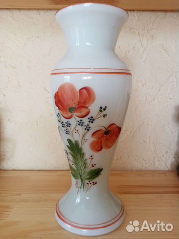 Ваза для цветов. Советская стеклянная