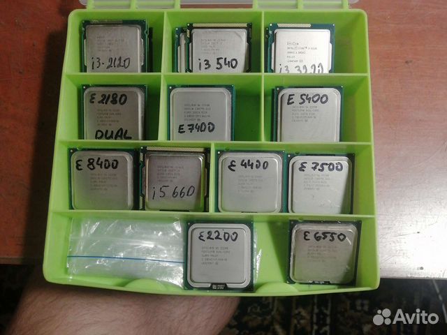 Процессоры intel core-i3, core-i5, core 2 duo