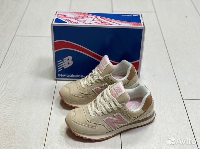 Кроссовки new balance 574 classic замшевые 36/41