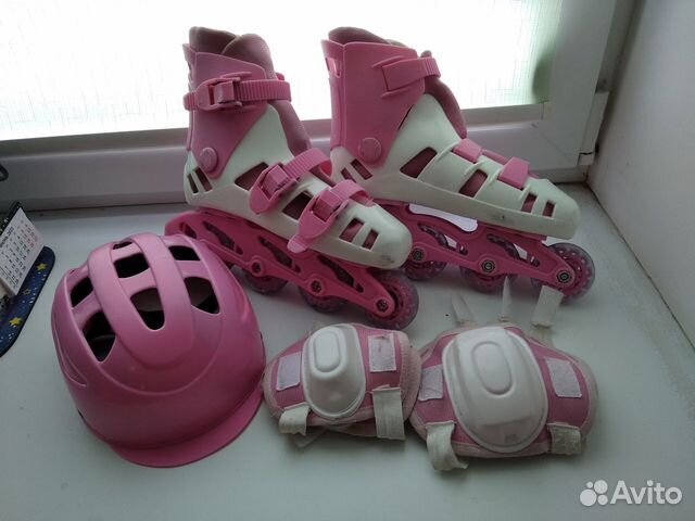 Детские роликовые женские коньки