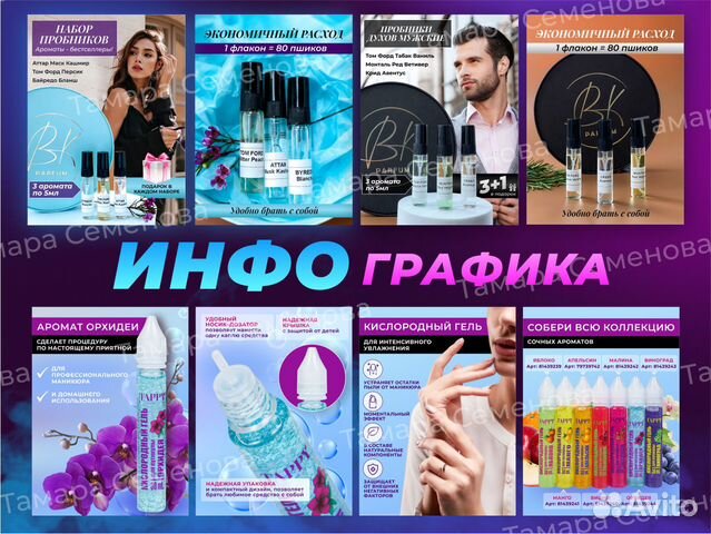 Инфографика, карточки товара для маркетплейсов