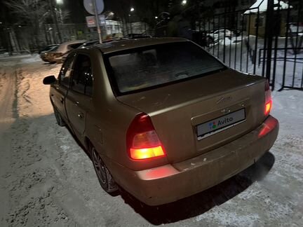 Hyundai Accent 1.5 МТ, 2002, 250 000 км