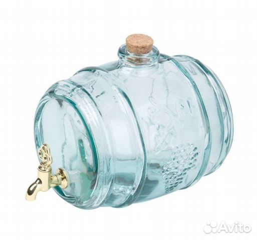 Бочонок стеклянный 2л