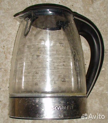 Тен, выключатель и др запчасти на чайник scarlett