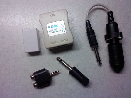 Переходники jack 6,3, DIN, RJ45, 2RCA- 3,5 Jack