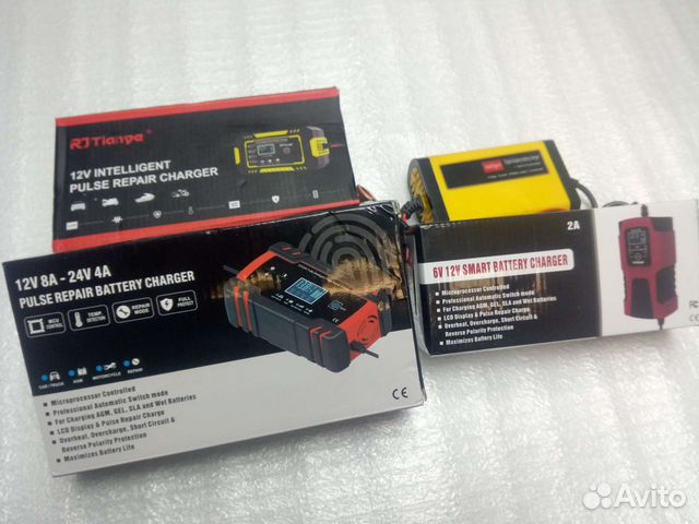 Зарядное устройство для аккумулятора 6,12, 24 V