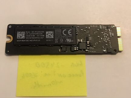 Жесткий диск ssd 256gb apple 2015 2016 2017