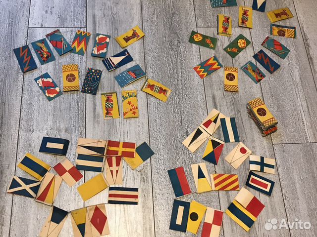 Елочная гирлянда бумажные флажки СССР