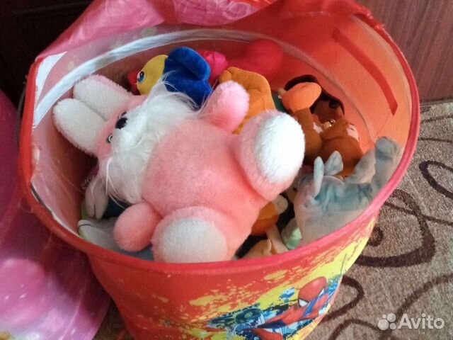 Детский мешок с мягкими игрушками