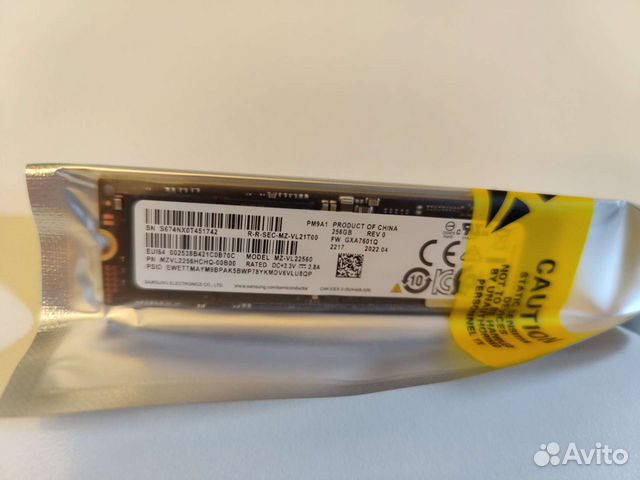 SSD m2 nvme Samsung pm9a1 256gb 512gb 1tb 2tb