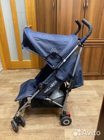 Коляска трость Maclaren Quest denim