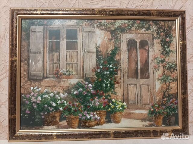 Картина, вышивка бисером