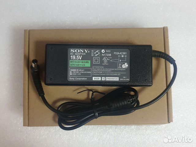 Блок питания для ноутбука Sony 19.5V-4.7A 90W
