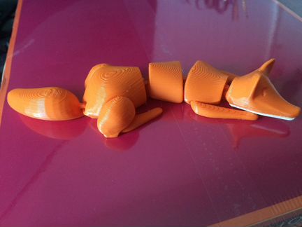 Лисичка с подвижным телом