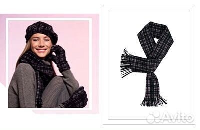 Шарф, берет и перчатки 