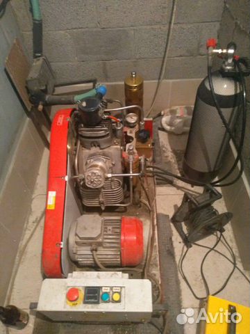 Заправка баллонов сжатым воздухом