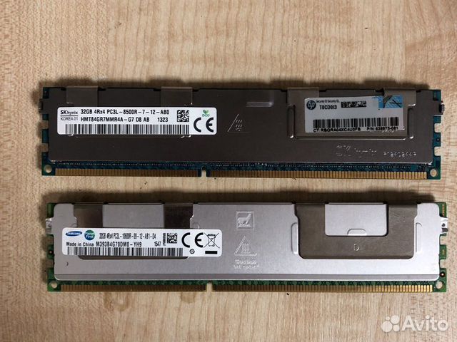 Серверная DDR3 32gb / DDR3 64gb REG ECC