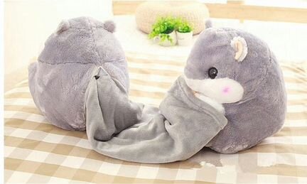 Хомяк плед большой Новогодний