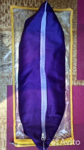 Новая подушка-валик с гречишной лузгой