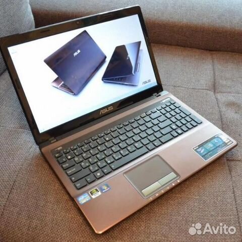 Ноутбук Asus K40 i3 Озу 6Гб/SSD128 /HDD 1000Гб