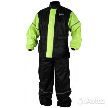 Moteq Дождевик WET DOG куртка+штаны, черн./желтый