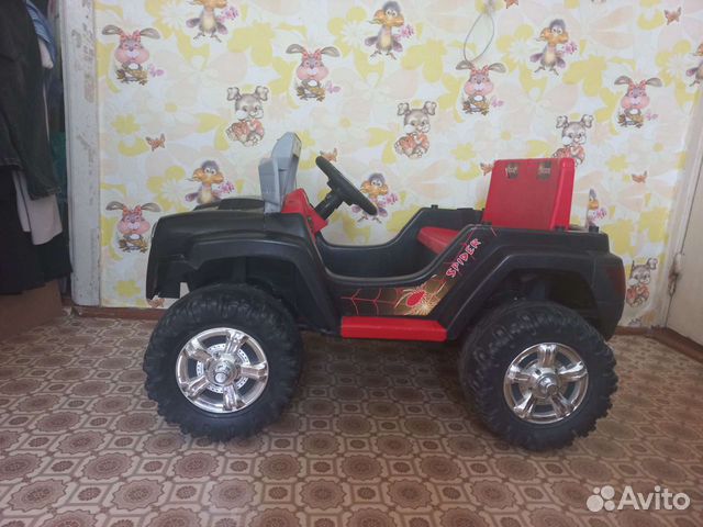 Детский электромобиль бу jeep