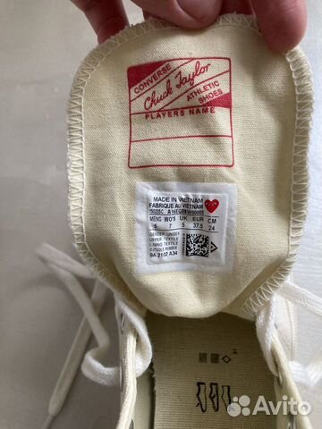 Кеды Converse “Comme des garcons” оригинал