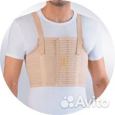 Бандаж послеоперационный грудной мужской L,100-115