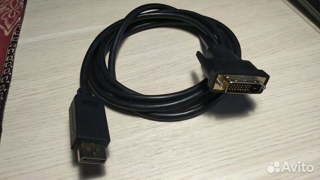Display port to DVI-D кабель 1.7м