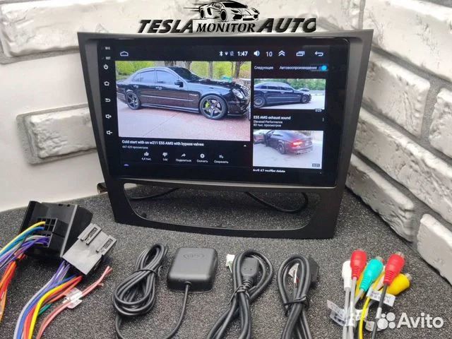 Магнитола на Mercedes w211 c219 9дюймов android 10