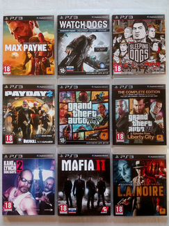 GTA 5 RDR Mafia 2 Watch Dogs Max Payne 3 L.A.Noire