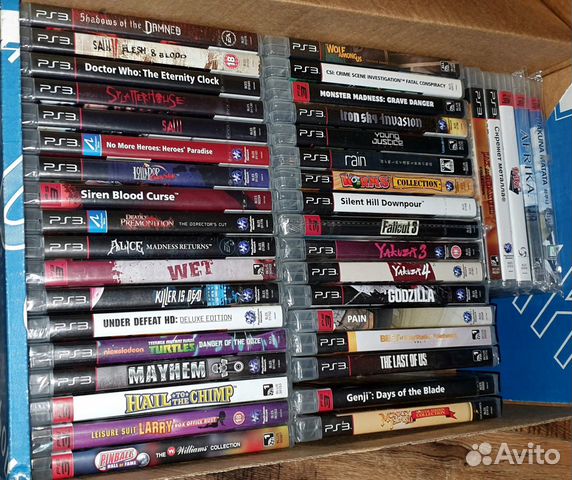 PS2/PS3 Лицензия (Новые редкие игры)