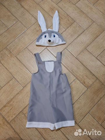 Новогодний костюм для девочки мальчика зайчика