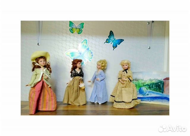 Маленькие куколки фарфоровые