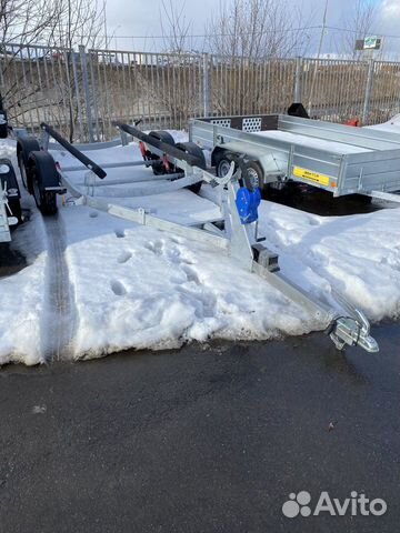 Двухосный лодочный прицеп мзса 81773G