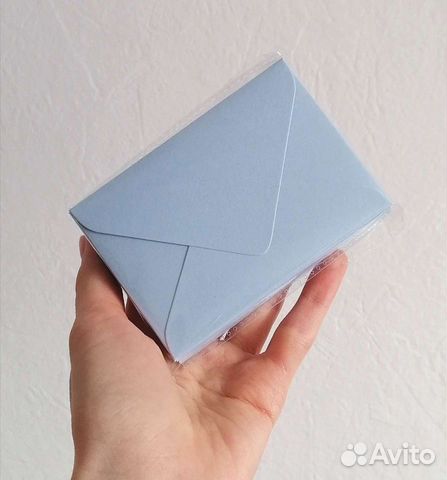 Конверты бумажные 10х7см