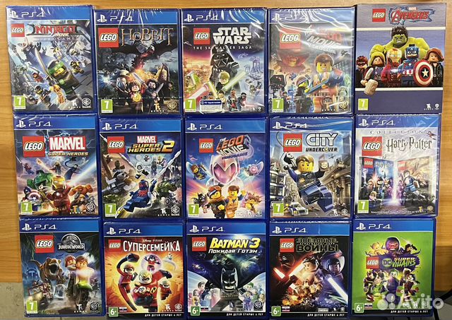 PlayStation 4 детские игры lego