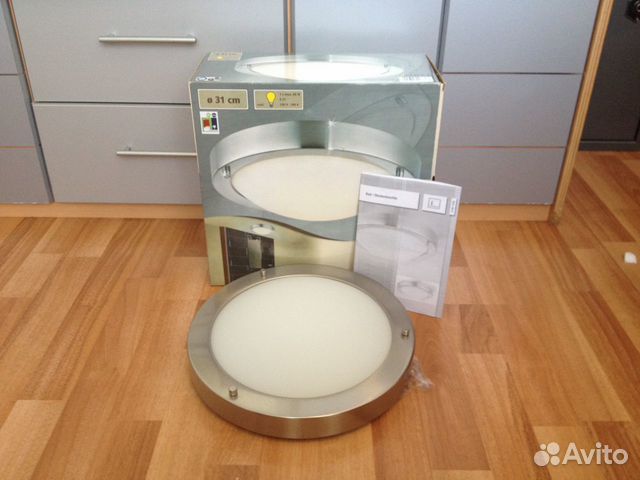 Лампа настенная, потолочная для ванной