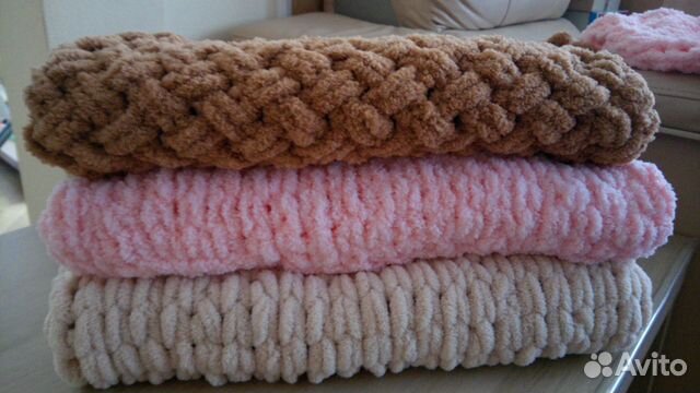 Плюшевый детский плед