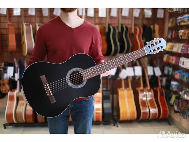 Flight C-100 BK 4/4 классическая гитара