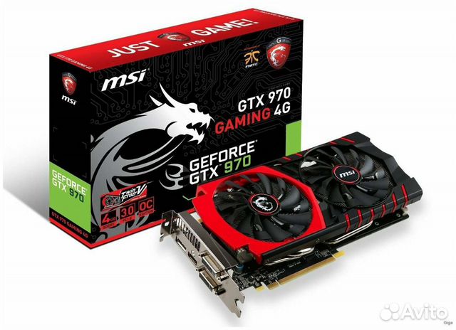 Видеокарта MSI GTX 970 Gaming 4GB